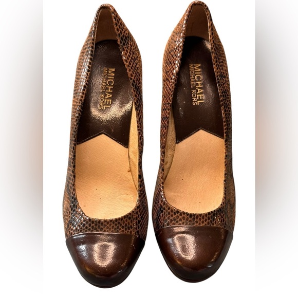 Michael Kors Snakeskin Leather Heels – Size 7.5 - Picture 4 of 4